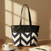Chevron Tote Bag Black