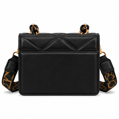 Luxe Geometric Chain Crossbody Bag