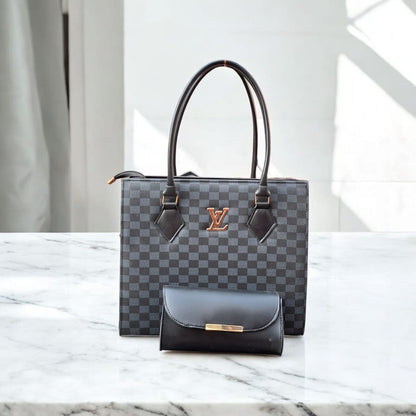 LV Chess 2PC Women Handbag Set