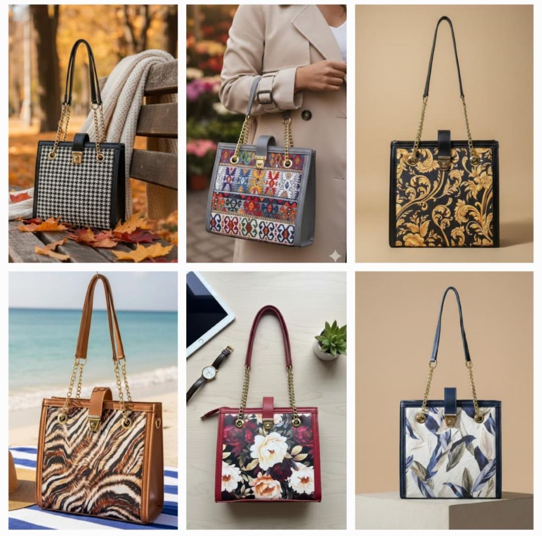Floral Luxury Chain Shoulder Handbag