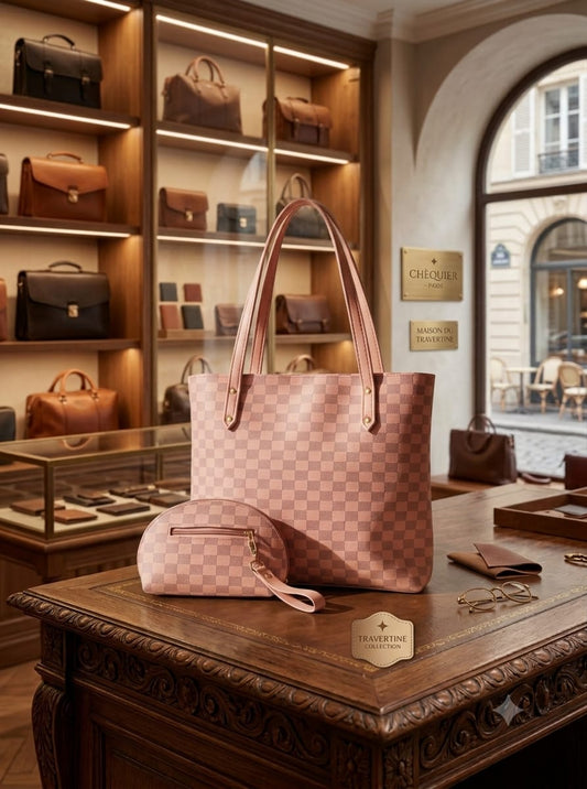 ✨ Premium Branded Tote Bag with Matching Pouch