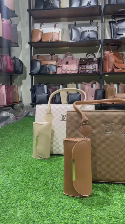 LV Chess 2PC Women Handbag Set
